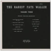 Rarest Fats Waller - Volume Three [Vinyl]